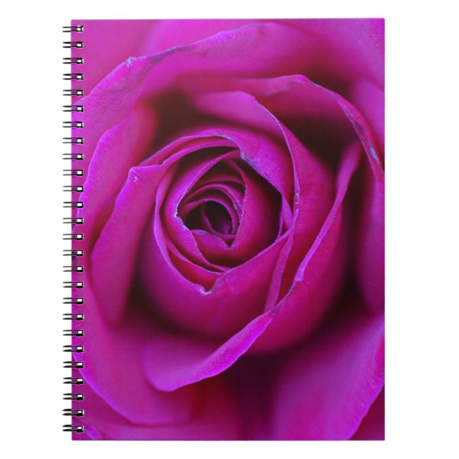 Caderno Espiral Bloco de notas cor-de-rosa (Frente)