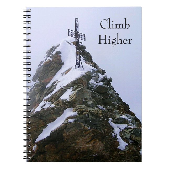 Caderno Espiral Bloco de Notas Cruzado da Cúpula Matterhorn (Frente)