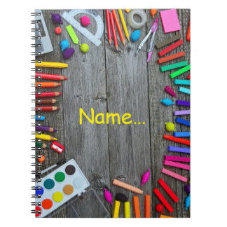 Caderno Espiral Bloco de notas da escola