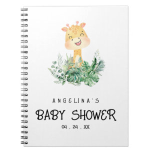 Caderno Espiral Bloco de Notas da Lista de Presentes do Chá de fra