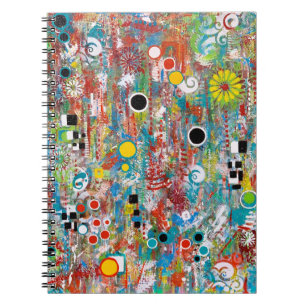 Caderno Espiral Bloco de Notas de Apresentação Lateral