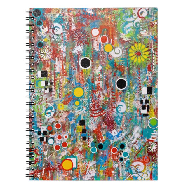 Caderno Espiral Bloco de Notas de Apresentação Lateral (Frente)