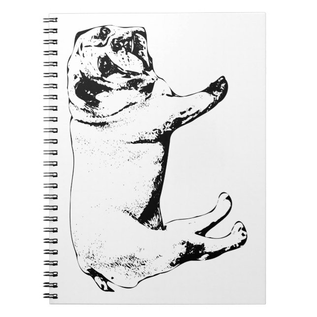 Caderno Espiral Bloco de Notas de Campo Bulldog (Frente)