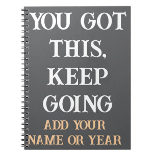 Caderno Espiral Bloco de Notas de Cotação Motivacional para Escrev