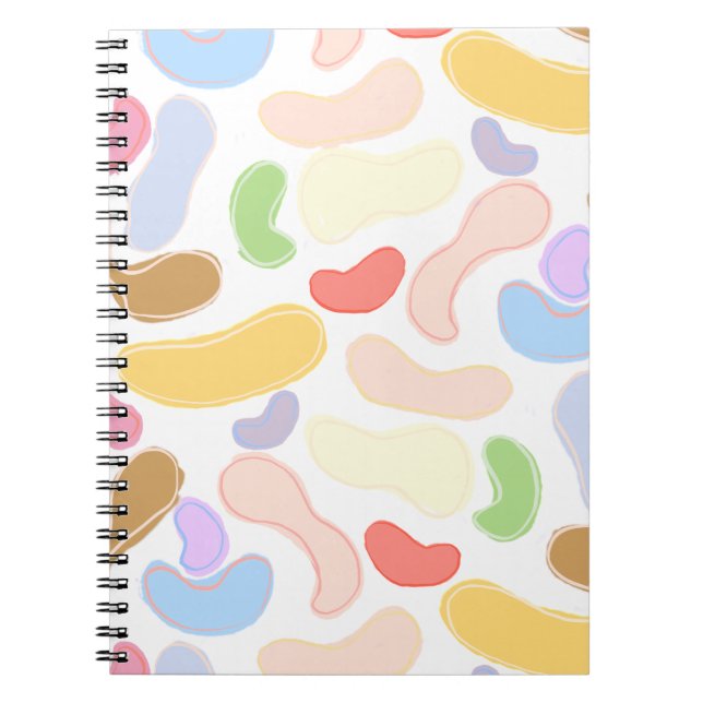 Caderno Espiral Bloco de notas de feijão gelado (Frente)