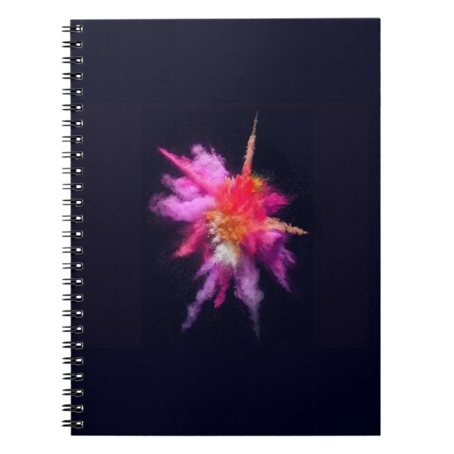Caderno Espiral Bloco de Notas de Foto (80 Páginas B&W) (Frente)