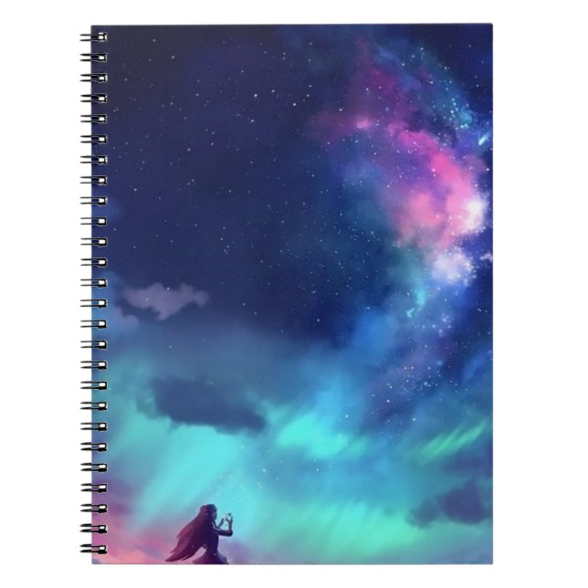 Caderno Espiral Bloco de Notas de Foto (80 Páginas B&W) (Frente)