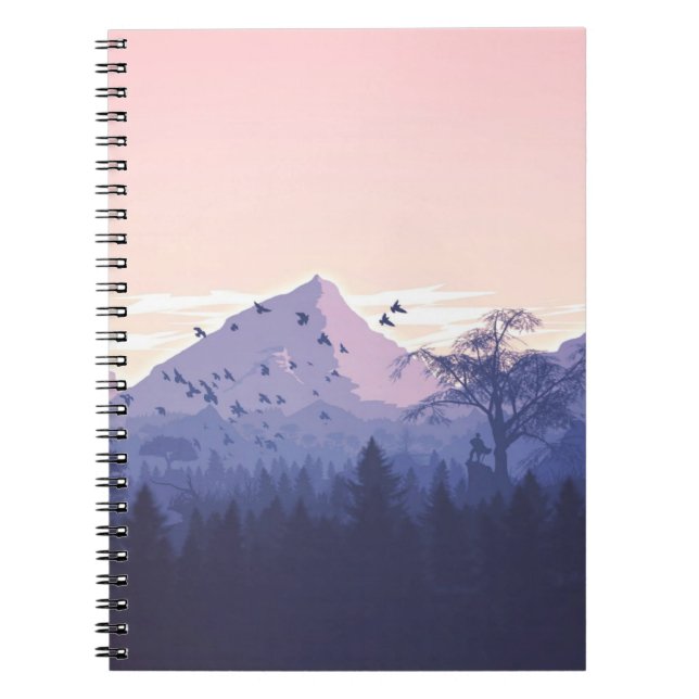 Caderno Espiral Bloco de Notas de Foto (80 Páginas B&W) (Frente)