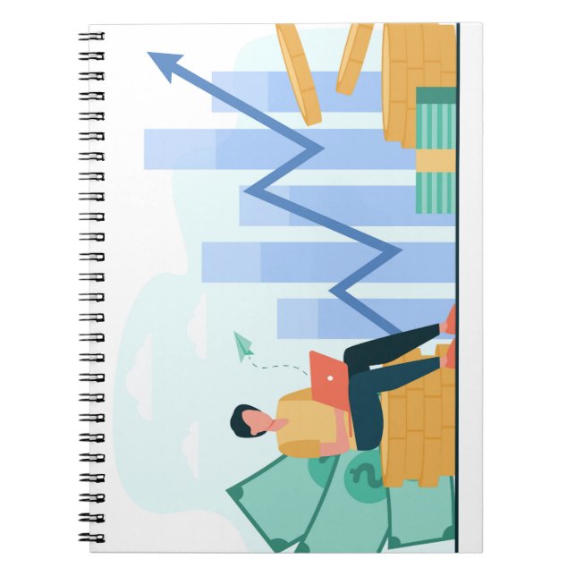 Caderno Espiral Bloco de Notas de Foto (80 Páginas B&W) (Frente)