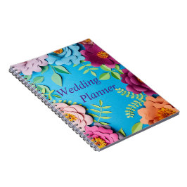 Caderno Espiral Bloco de Notas de Foto Espiral do Wedding Planner