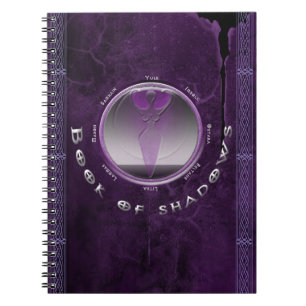 Caderno Espiral Bloco de Notas de Foto Espiral, Livro de Sombras