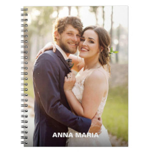 Caderno Espiral Bloco de Notas de Fotografia Personalizado
