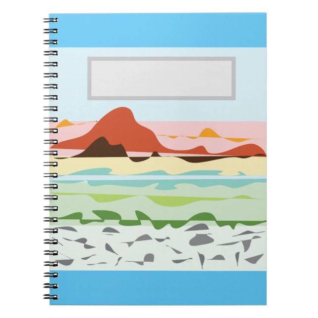 Caderno Espiral Bloco de Notas de Fotos Espiral (Frente)