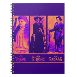 Caderno Espiral Bloco de Notas de Legendas Badass