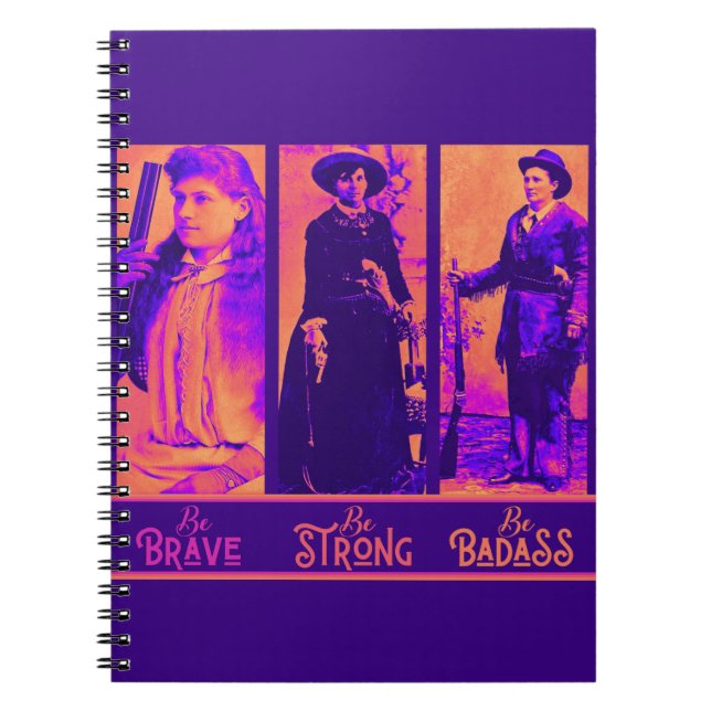 Caderno Espiral Bloco de Notas de Legendas Badass (Frente)