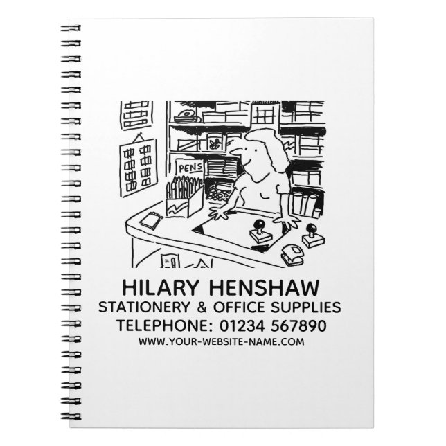 Caderno Espiral Bloco de Notas de Material e Material de Escritóri (Frente)