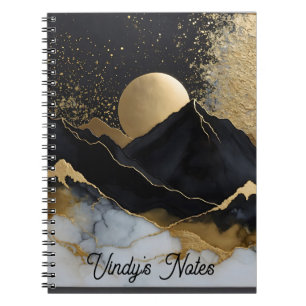 Caderno Espiral Bloco de Notas de Nome Personalizado
