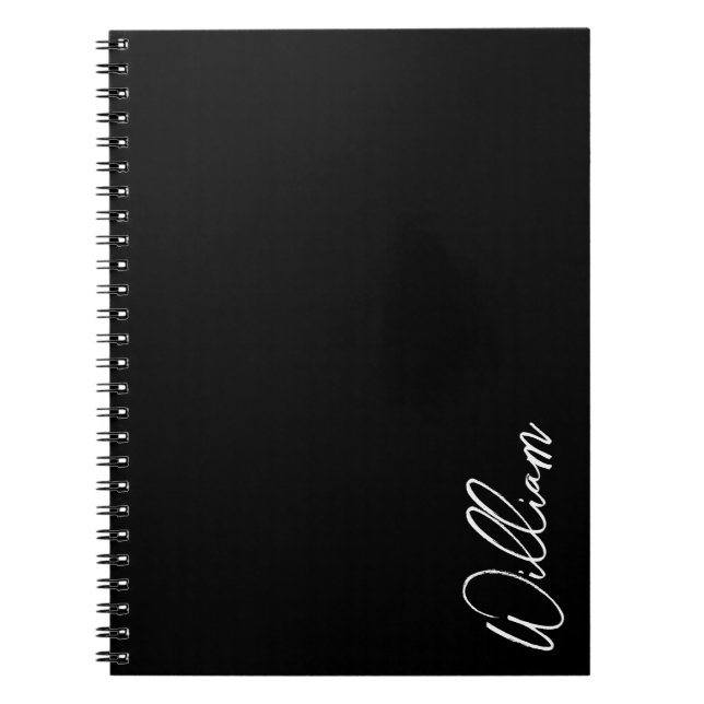 Caderno Espiral Bloco de Notas de Nome Personalizado de Script Mod (Frente)