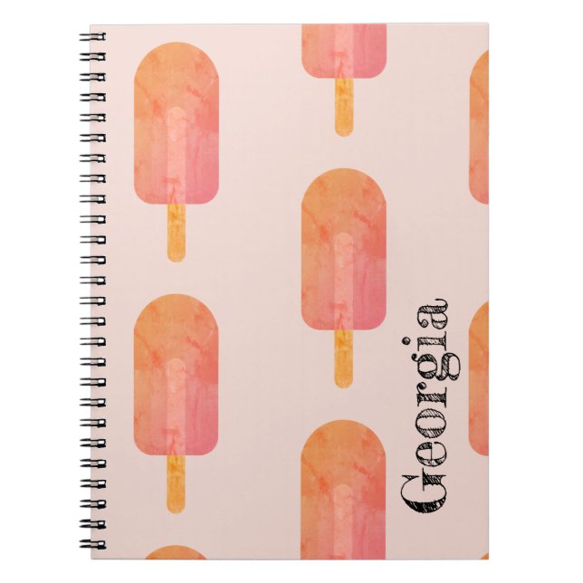 Caderno Espiral Bloco de notas de nome personalizado Paqueca Laran (Frente)