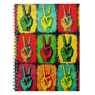 Caderno Espiral Bloco de Notas de Paz