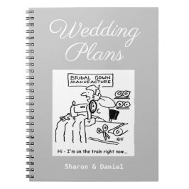 Caderno Espiral Bloco de Notas de Planner de Casamento