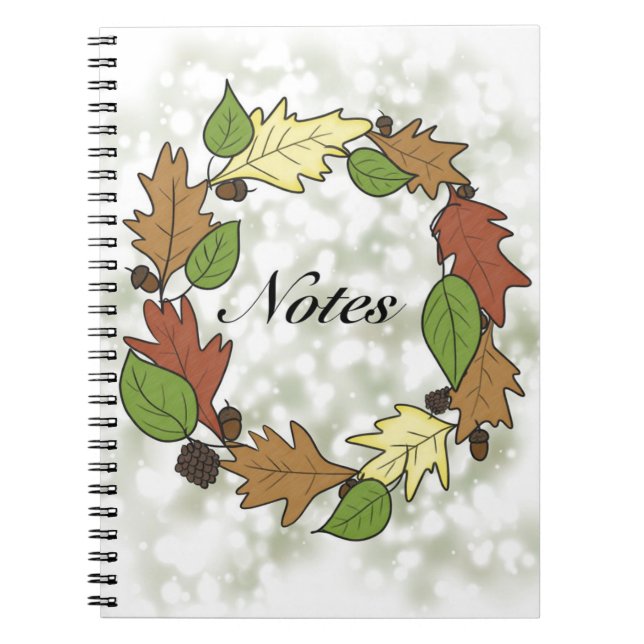Caderno Espiral Bloco de Notas de Queda (Frente)