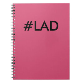 Caderno Espiral Bloco de notas do #LAD