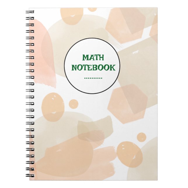 Caderno Espiral Bloco de Notas do Planejador Personalizado (Frente)