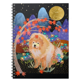 Caderno Espiral bloco de notas espiral ORIGAMI AUTUMN Chow