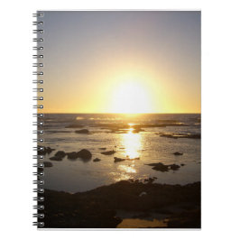 Caderno Espiral Bloco de notas espiral sunset da praia de Kalbarri