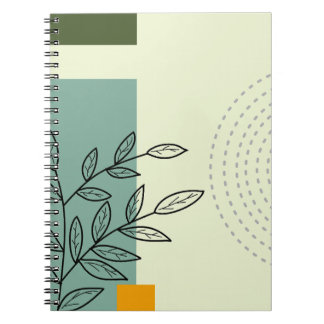 Caderno Espiral Bloco de Notas Fotográfico Espiral desenhado à mão