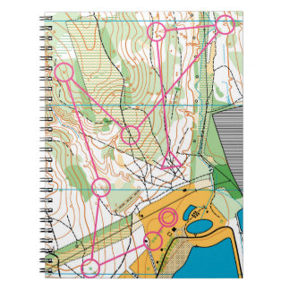 Caderno Espiral Bloco de notas fotográfico - Mapa orientador