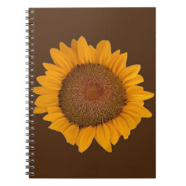 Caderno Espiral Bloco de notas Girassol