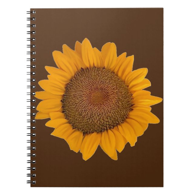 Caderno Espiral Bloco de notas Girassol (Frente)