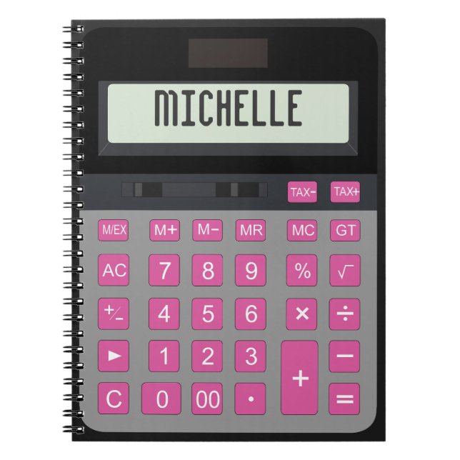 Caderno Espiral Bloco de notas gráfico de cálculo (Frente)