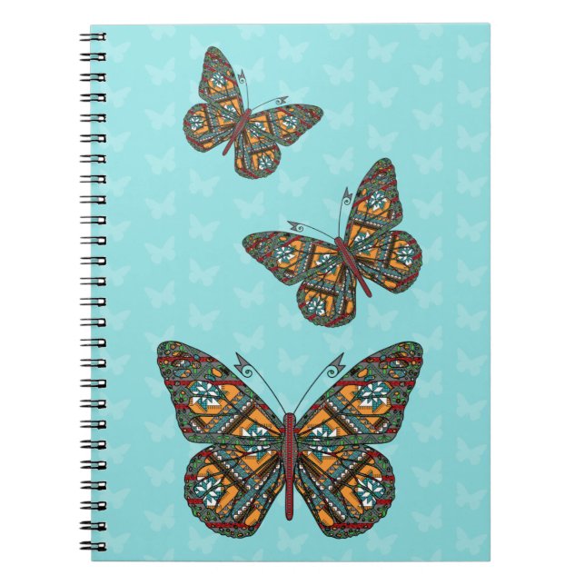 Caderno Espiral Bloco de Notas Monarca Ucraniano (Frente)