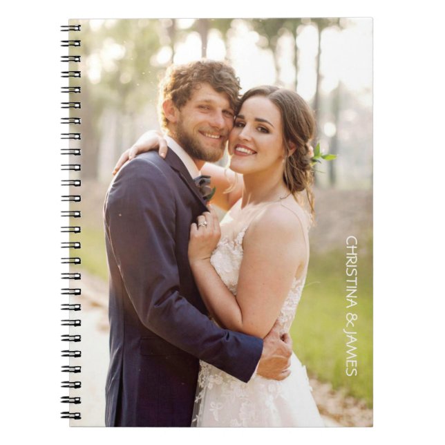 Caderno Espiral Bloco de Notas Personalizado de Fotografia (Frente)