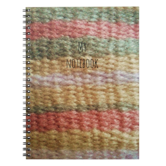 Caderno Espiral Bloco de notas "Woolen" (Frente)