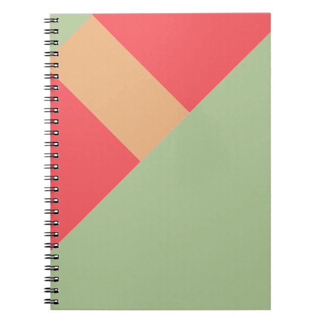 Caderno Espiral Bloco Geo de Cor Moderna 1 (Frente)
