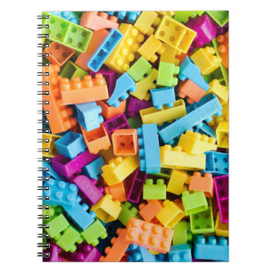Caderno Espiral Blocos de apartamentos plásticos de néon