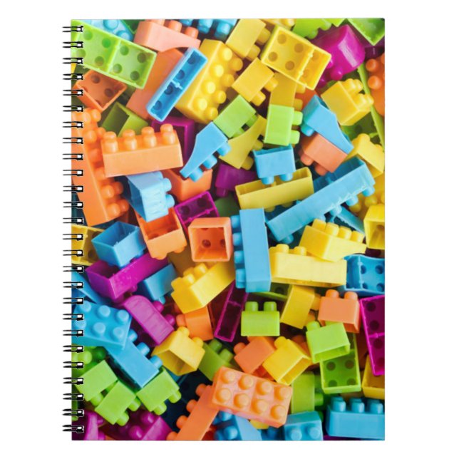 Caderno Espiral Blocos de Construção Neo Plástico (Frente)