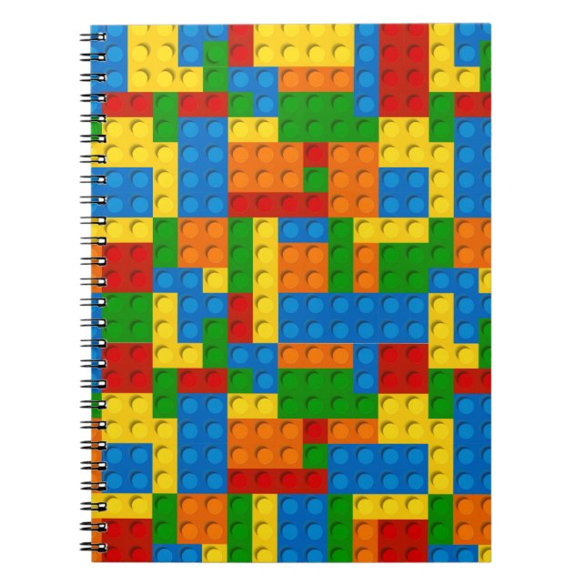 Caderno Espiral blocos de plástico coloridos (Frente)