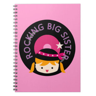 Caderno Espiral Blond Rocking Big Sister