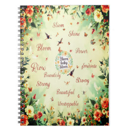 Caderno Espiral Bloom Baby Bloom - Floral Notebook