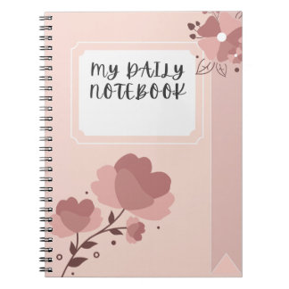 Caderno Espiral Bloom & Write - Notebook Floral