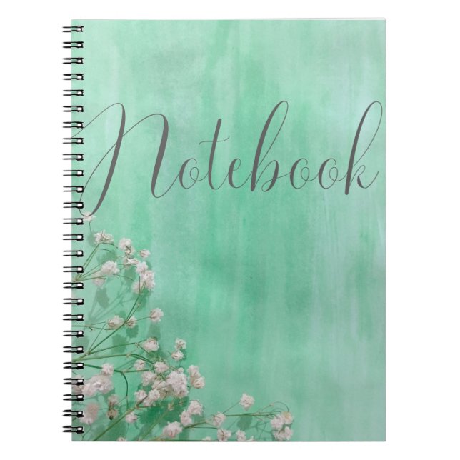 Caderno Espiral Bloom & Write - Notebook Floral (Frente)