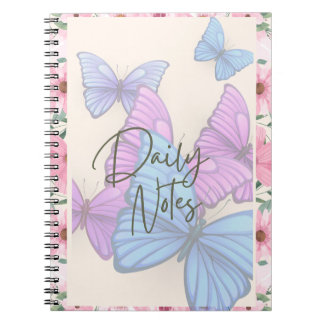 Caderno Espiral Bloom & Write - Notebook Floral