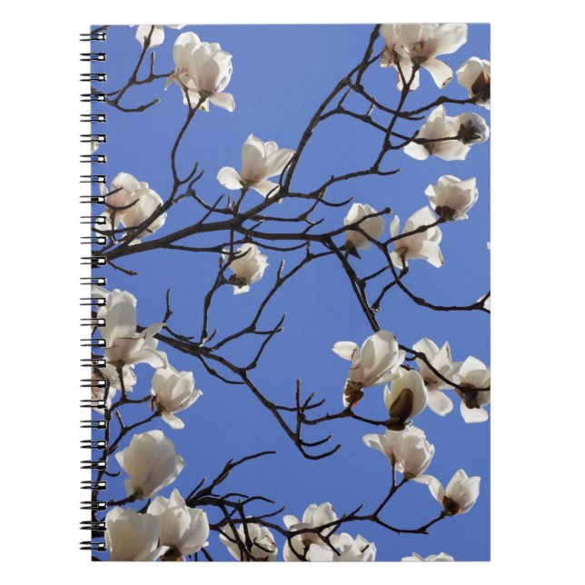 Caderno Espiral Blooming Magnolias (Frente)