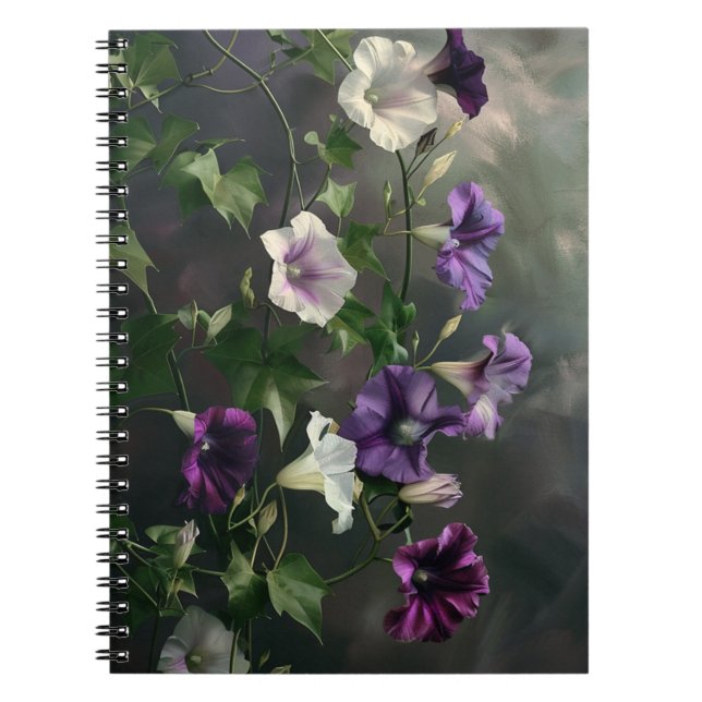 Caderno Espiral Blooms Crepúsculos: Notebook Floral (Frente)