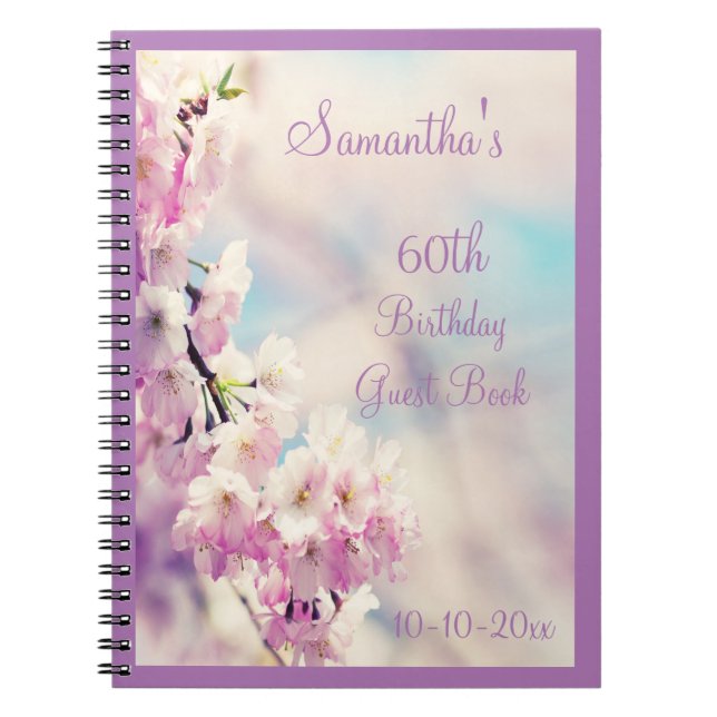 Caderno Espiral Blossom 60º Aniversário (Frente)